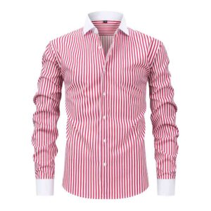 YW 4-Way Stretch Digital Print Long-Sleeve Shirt