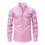Striped YX Four-Way Stretch Digitally Printed Long-Sleeve Shirt