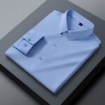 Solid Color C2508 Seamless, High-Stretch Long-Sleeve Shirt