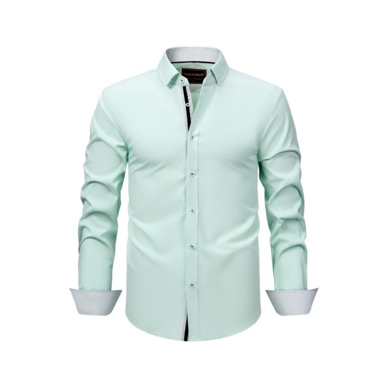 Solid Color C380 Four-Way Stretch Long-Sleeve Shirt