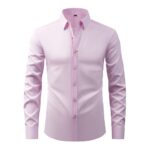 Solid Color C320 Four-Way Stretch Long-Sleeve Shirt