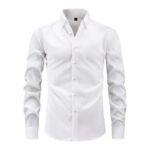 Solid Color HLZ "Hai Lang Zong" Long-Sleeve Shirt
