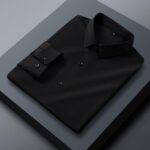 Solid Color C2508 Seamless, High-Stretch Long-Sleeve Shirt