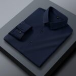 Solid Color C2508 Seamless, High-Stretch Long-Sleeve Shirt