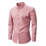 Solid Color C320 Four-Way Stretch Long-Sleeve Shirt
