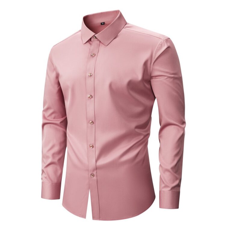 Solid Color C320 Four-Way Stretch Long-Sleeve Shirt