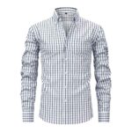 Plaid YE 4-Way Stretch Digitally Printed Long-Sleeve Shirt