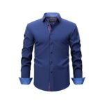 Solid Color C380 Four-Way Stretch Long-Sleeve Shirt