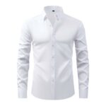 Solid Color C320 Four-Way Stretch Long-Sleeve Shirt