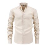 Solid Color HLZ "Hai Lang Zong" Long-Sleeve Shirt