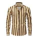 Plaid CC — 4-Way Stretch Digital Print Long-Sleeve Shirt (AJ/BJ/CJ)
