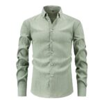 Solid Color HLZ "Hai Lang Zong" Long-Sleeve Shirt