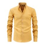Solid Color HLZ "Hai Lang Zong" Long-Sleeve Shirt