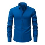 Solid Color C320 Four-Way Stretch Long-Sleeve Shirt