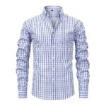 Plaid YE 4-Way Stretch Digitally Printed Long-Sleeve Shirt