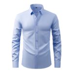 Solid Color C320 Four-Way Stretch Long-Sleeve Shirt