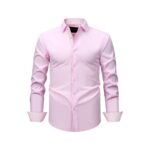 Solid Color C380 Four-Way Stretch Long-Sleeve Shirt