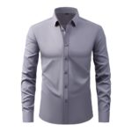 Solid Color C320 Four-Way Stretch Long-Sleeve Shirt